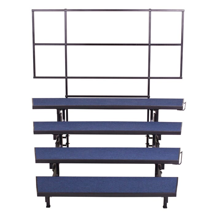 Amtab 4 Tier Mobile Riser EZ Riser, Carpet Surface