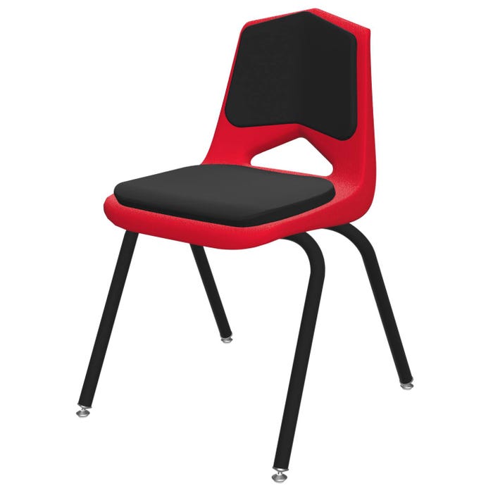 Classroom Select Royal Seating 1100 Four Leg Padded Plastic Shell Chair