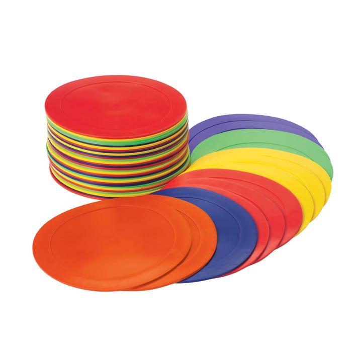 FlagHouse Spot Markers, 9 Inch Rounds, Green, Set of 12 2120132