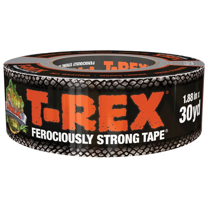 Duck Brand T-Rex Ferociously Strong Tape, 1.88 Inches x 30 Yards, Gunmetal Gray
