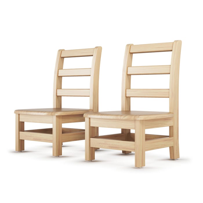 Foundations Little Innovators Ladderback Chairs, Set of 2