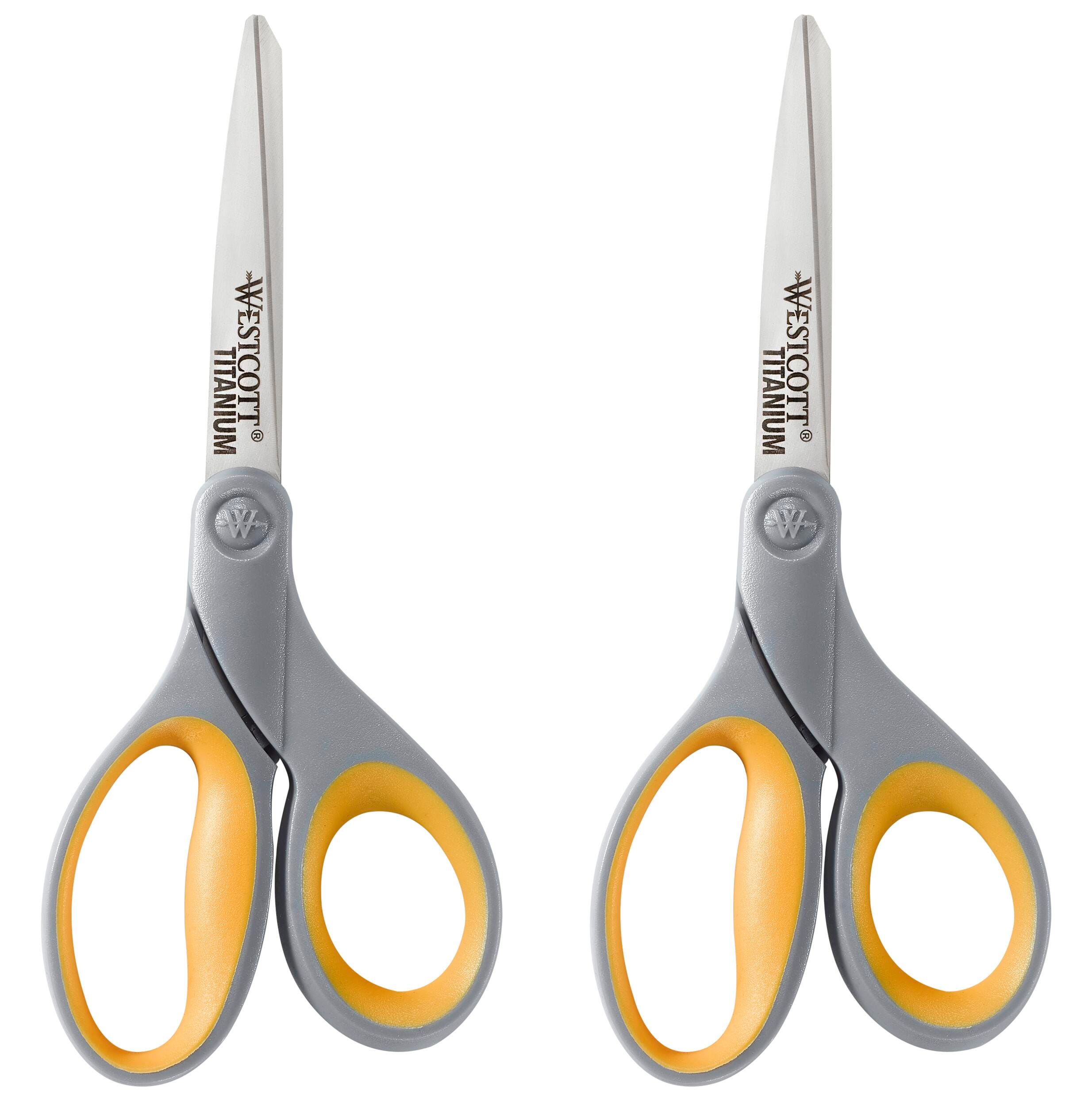 Image for Westcott Titanium Bonded Straight Scissors, 8 Inches, Pack of 2 from School Specialty