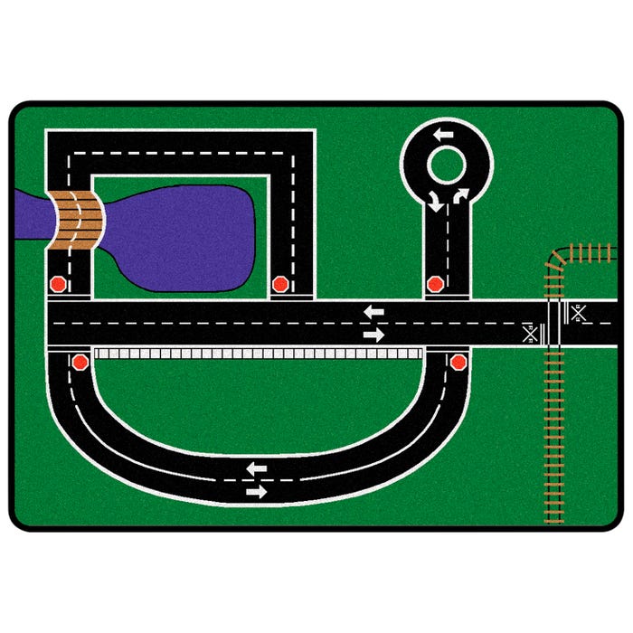 Carpets for Kids Premium Neighborhood Carpet, Rectangle