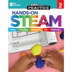 Shell Education 180 Days: Hands-On STEAM, Grade 2
