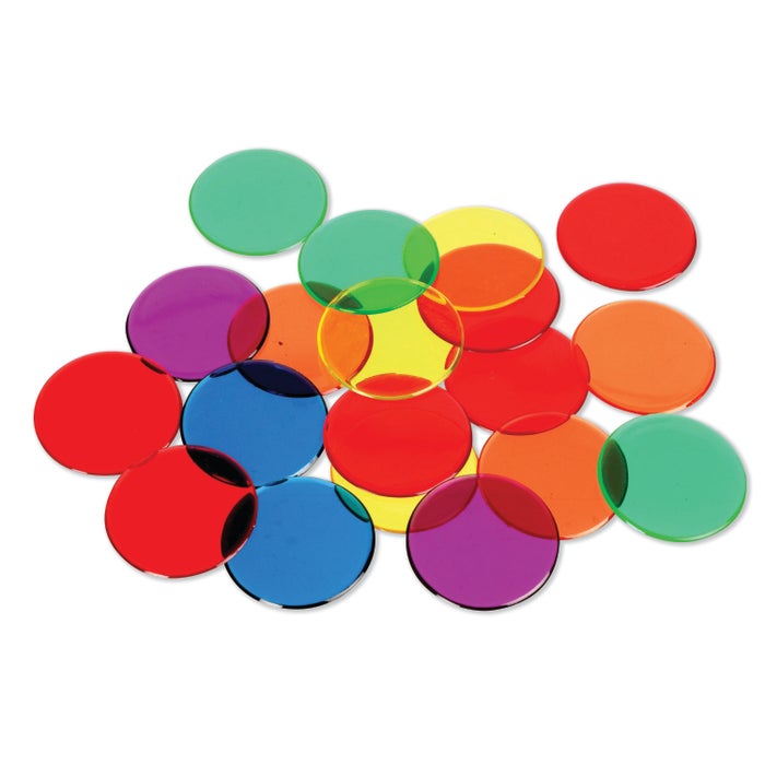 Learning Resources Transparent Counters, Set of 250