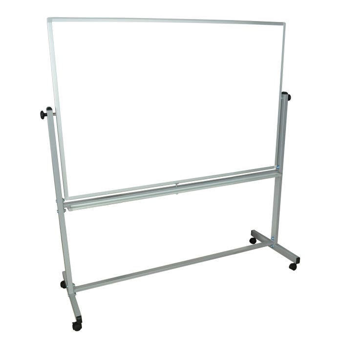 Luxor Double-Sided Mobile Magnetic Whiteboard, 60 x 40 Inches
