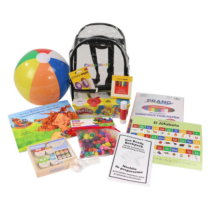 Childcraft Pre-K Readiness Backpack, Bilingual