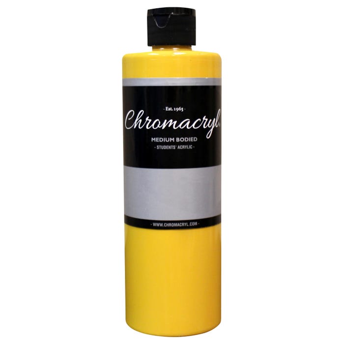 Chromacryl Students' Acrylics, Yellow Oxide, Pint