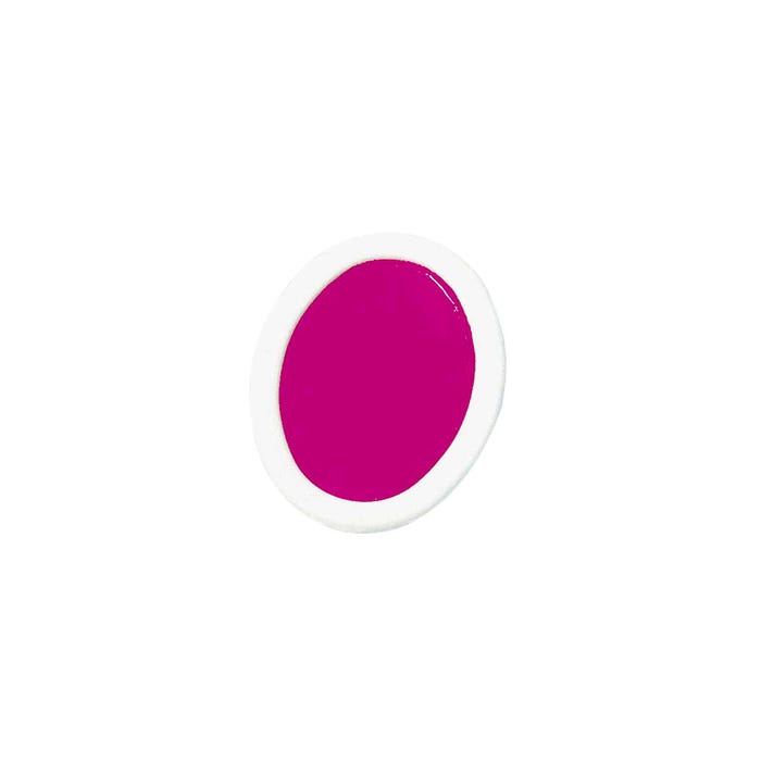 Prang Semi-Moist Watercolor Paint Refill, Oval Pan, Magenta, 12 Pans