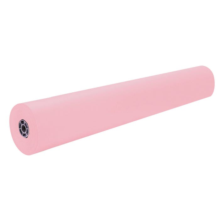 Rainbow Kraft Duo-Finish Kraft Paper Roll, 40 lb, 36 Inches x 1000 Feet, Pink