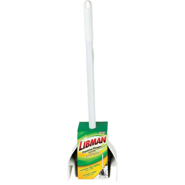 Libman MegaForce Premium Plunger and Caddy Sets, Pack of 4