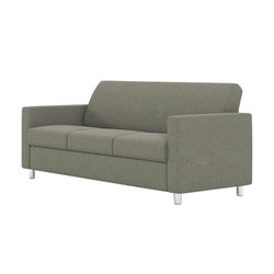 AIS NV 3-Seater Sofa, Silver Metal Legs, 78-1/2 W x 32-1/2 D x 34 H in 4002592