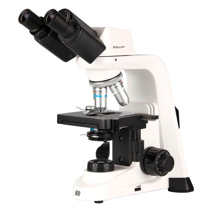 National Optical Stellar 1 Compound Binocular Microscope with 3 Objectives