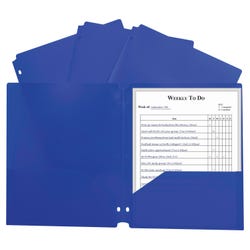 Poly 2 Pocket Folders, Item Number 2025355