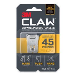 3M CLAW Drywall Picture Hangers, Assorted Sizes, Set of 20