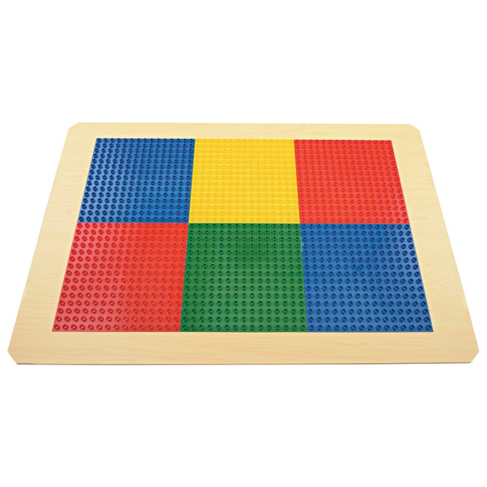 Childcraft Building Block Top for Play Table, Dual-Sided, 34-5/8 x 23-5/8 Inches
