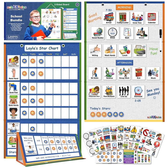 SchKIDules Education Bundle Visual Schedule System