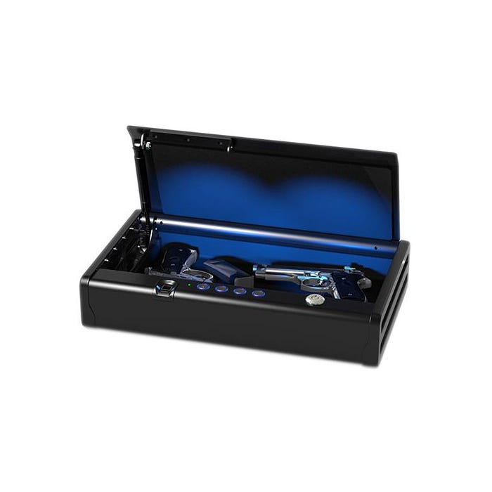 Sentry Safe XL Quick Access Biometric Pistol Safe with Lights, 16 x 10 x 3 Inches