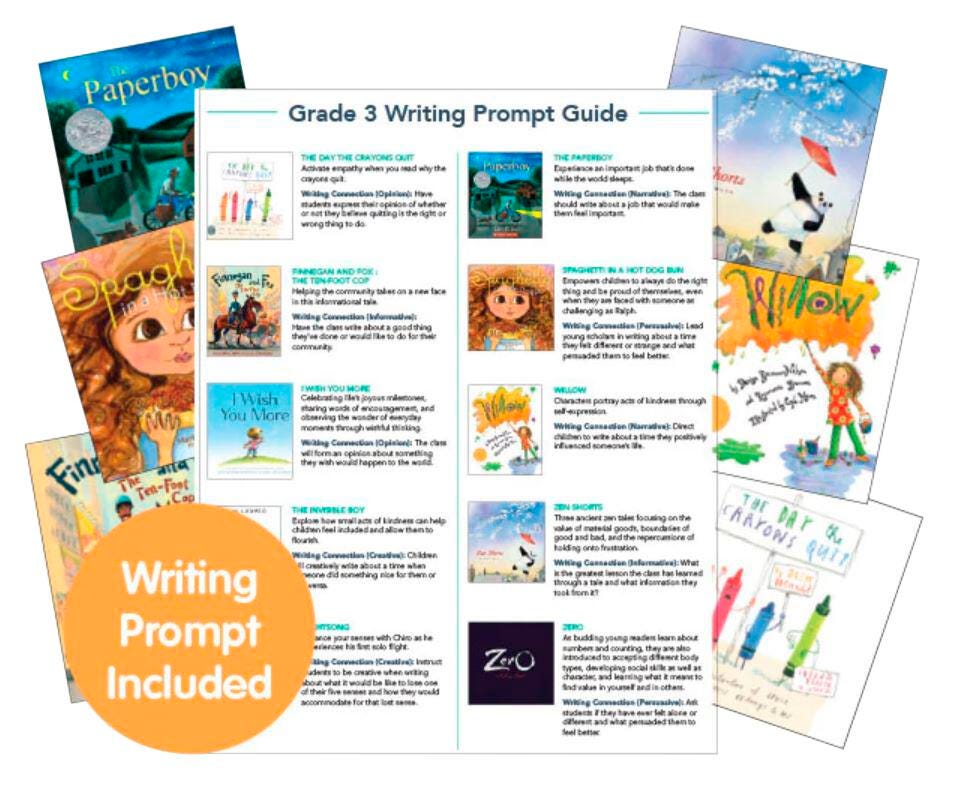 Achieve It! Read-Aloud Writing Connectors, Grade 3, Set of 11, Item Number 2096639