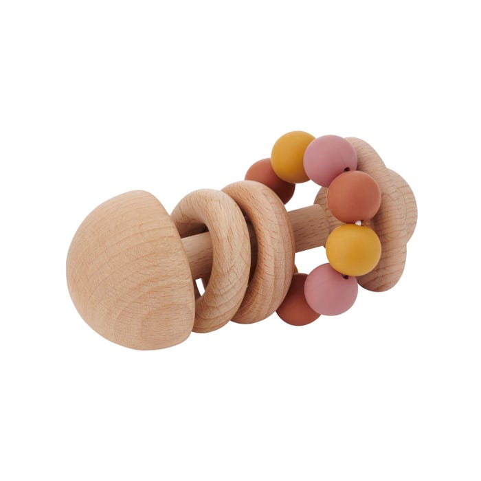 TickiT Silisoft Bead Rattle, Earth