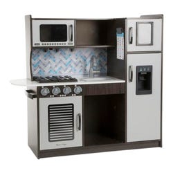 Melissa & Doug Chef Kitchen, 39 x 43-1/4 x 15-1/2 Inches, Charcoal, Item Number 2013658