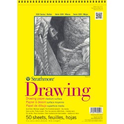 Image for Strathmore 300 Series Drawing Pad, 9 x 12 Inches, 70 lb, 50 Sheets from School Specialty