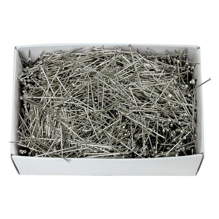 Colonial Needle Dressmaker Pin Bulk Pack, Size 17 Steel, 1-1/16 Inches, Pack of 5000