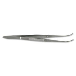 Frey Scientific Student Grade Fine Point Forceps with Curved Ends, Item Number 583134