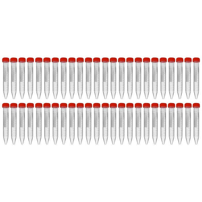 Eisco Labs Conical Centrifuge Tubes, 15mL, Pack of 50