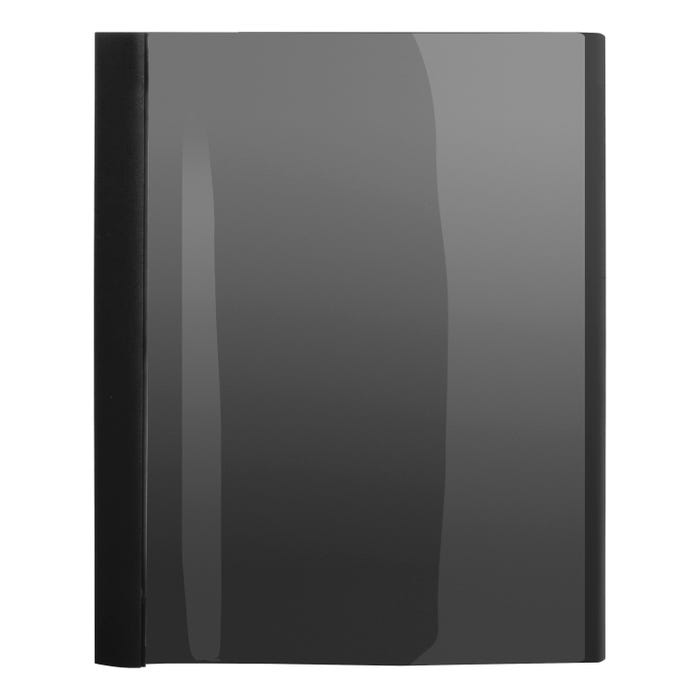 Business Source Report Covers, 8-1/2 x 11 Inches, 1/2 Inch Sheet Capacity, Black, Pack of 25
