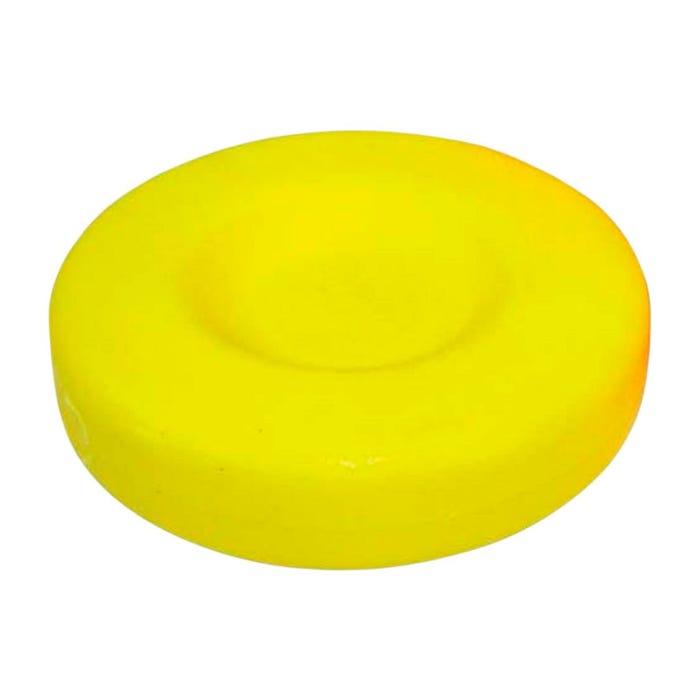 DOM SuperSafe Floor Hockey Puck, Yellow