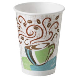 Dixie PerfecTouch Hot Cup, 12 Ounces, Pack of 25