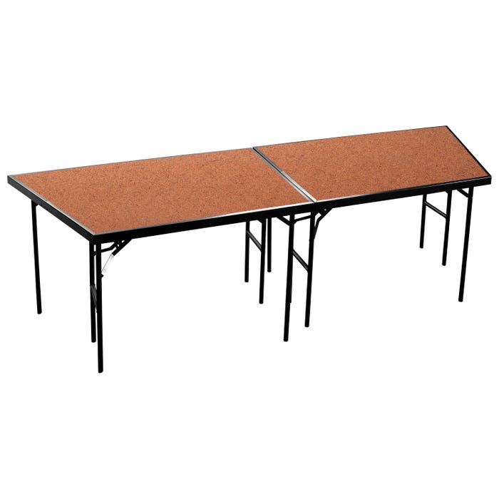 National Public Seating Portable Hardboard Stage Pie, 96 x 36 x 32
