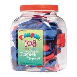 Dowling Miner Foam Fun 112 Magnetic Letters, Lowercase, Set of 112, Item Number 076738