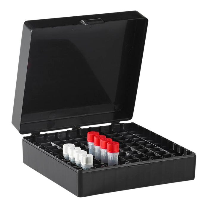 Corning Microcentrifuge Tube Storage Box - Opaque Black