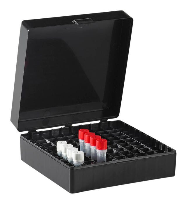 Corning Microcentrifuge Tube Storage Box - Opaque Black