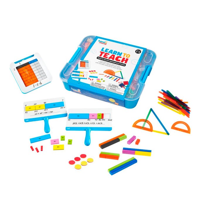 Hand2Mind Learn To Teach Math With Manipulatives, Grades 6 to 9