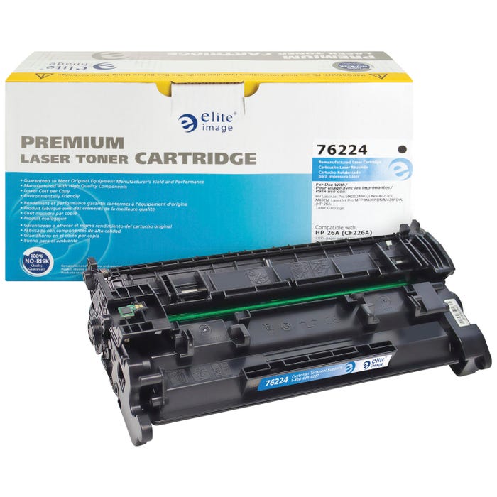 Elite Image Remanufactured Toner Cartridge, Alternative For HP 26A, Black
