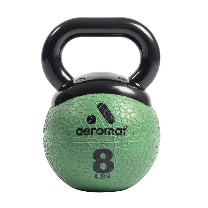 Aeromat Elite Mini 8 lb Kettlebell, Green