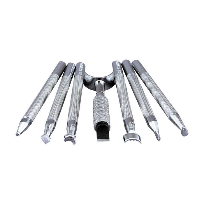 ReaLeather Basics of Leather Tooling Kit, Set of 7