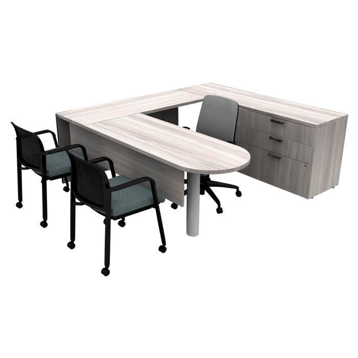 Affordable Interior Systems Calibrate Series U-Shape Desk