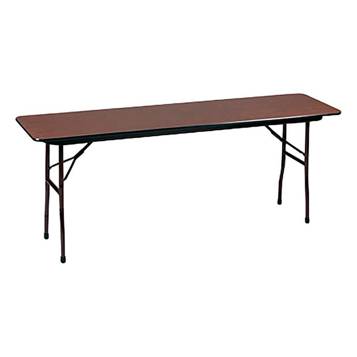 Correll Rectangle Wood Heavy Duty Folding Table, High Pressure Laminate Top, Standard Colors