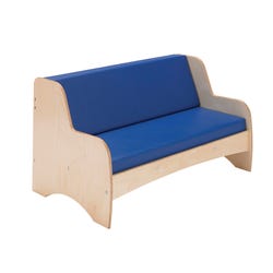 Childcraft Family Living Room Couch, 35-3/4 x 20-1/8 x 20-1/4 Inches, Blue 1352484