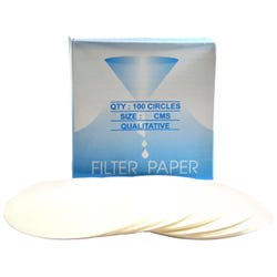 Eisco Labs Qualitative Filter Paper, 15cm Diameter, Pack of 100