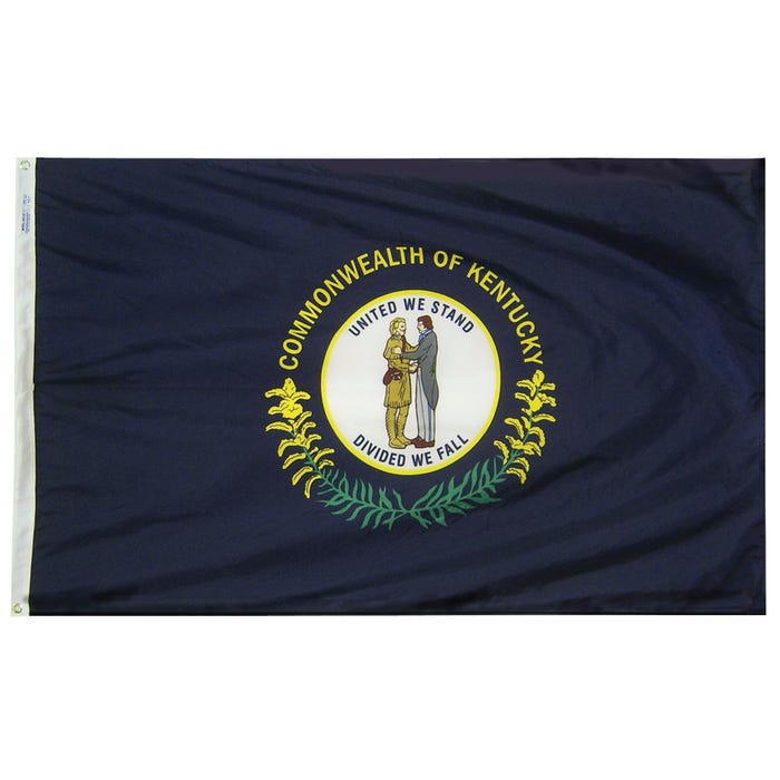 Annin Kentucky State Flag, Nylon, Indoor, 3 x 5 Feet