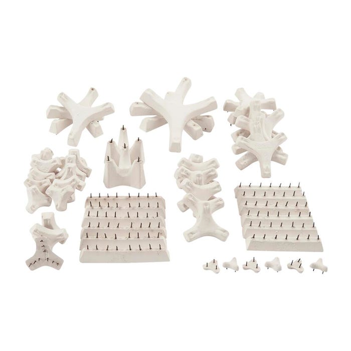 Nasco Pointed Stilt Kit, Assorted Shapes and Sizes, Set of 60