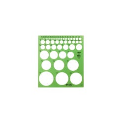 Image for Westcott Circles Template, 45 Circles, Pack of 3 from School Specialty
