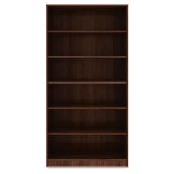 Image for Lorell Laminate 6 Shelf Bookcase, 36 x 12 x 72 Inches, Walnut from School Specialty