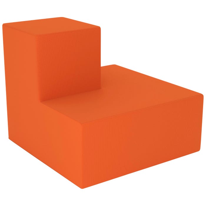 Classroom Select Soft Seating NeoFuse 2-Tiered Outside Facing Corner, 37 x 41 x 35 Inches