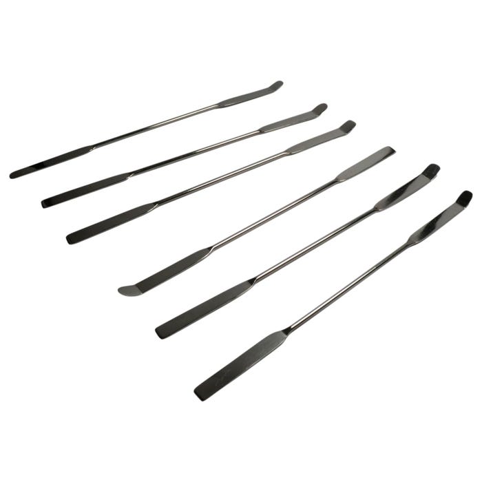 Eisco Labs Chattaway Style Spatulas, 7-4/5 Inches, Pack of 6